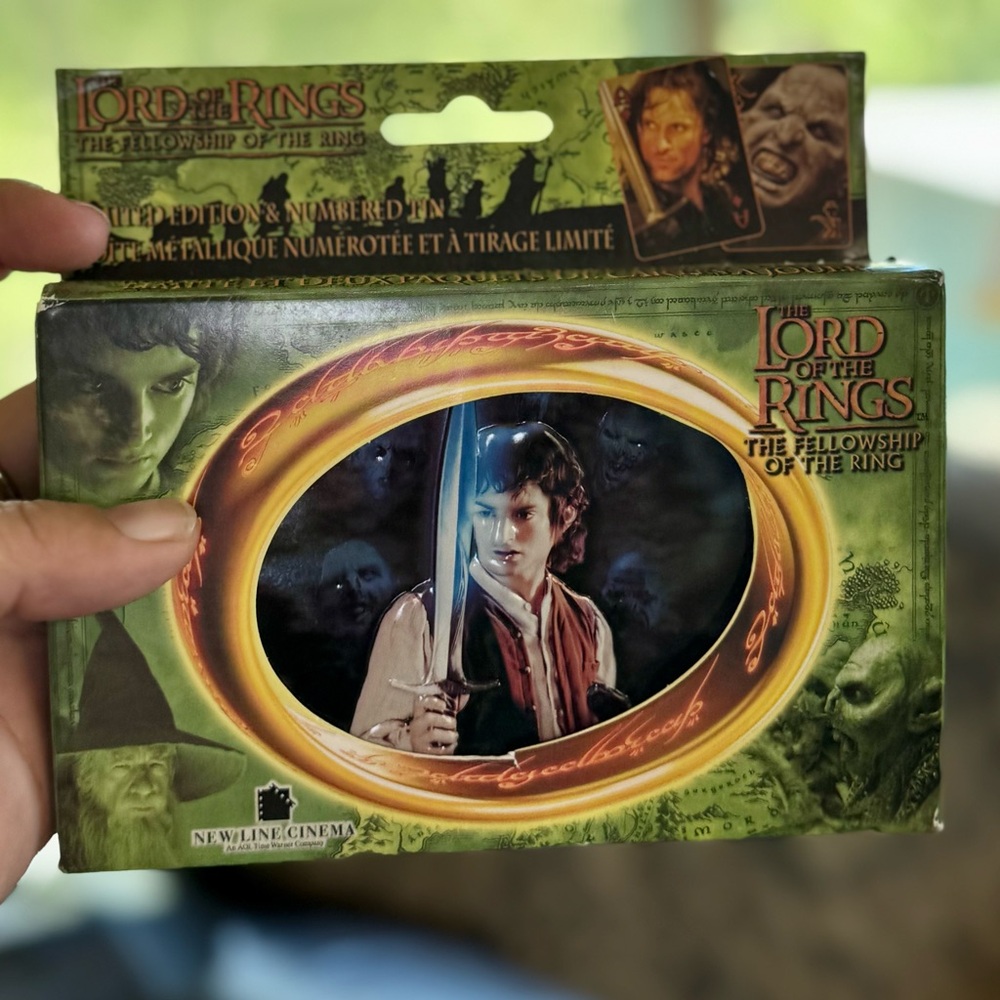Numbered Collectors 2 Pack LOTR Playing Cards